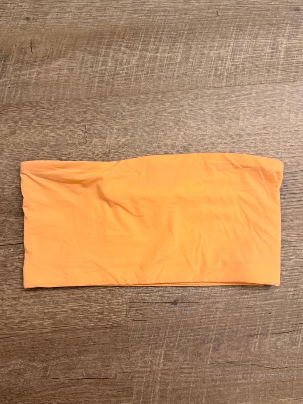 SKIMS Bundle of 2 | Peachy Orange Strapless Bandeau and High Waisted Thong